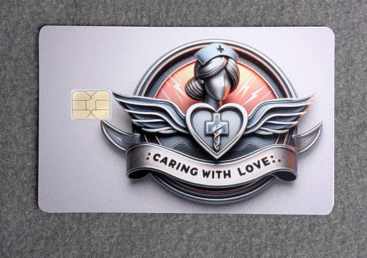 Nurse Card Protector Sticker, Overlay, Decorative Only