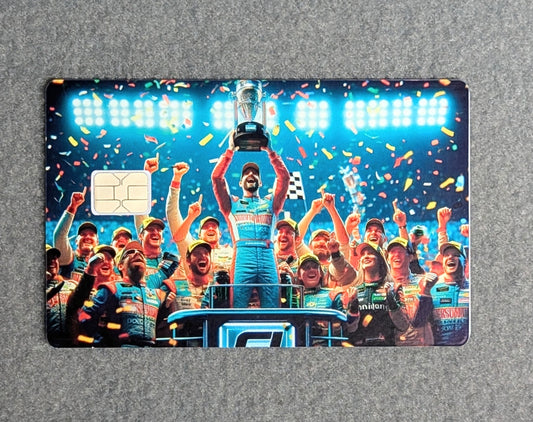 Winner Circle Card Protector Sticker, Overlay, Decorative Only