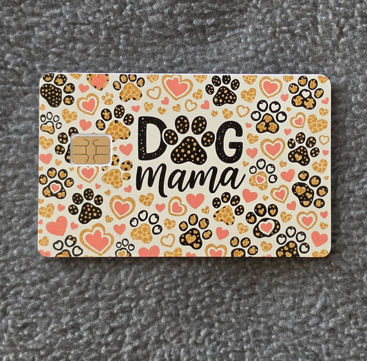 Puppy Love Dog MamaCard Protector Sticker, Overlay, Decorative Only