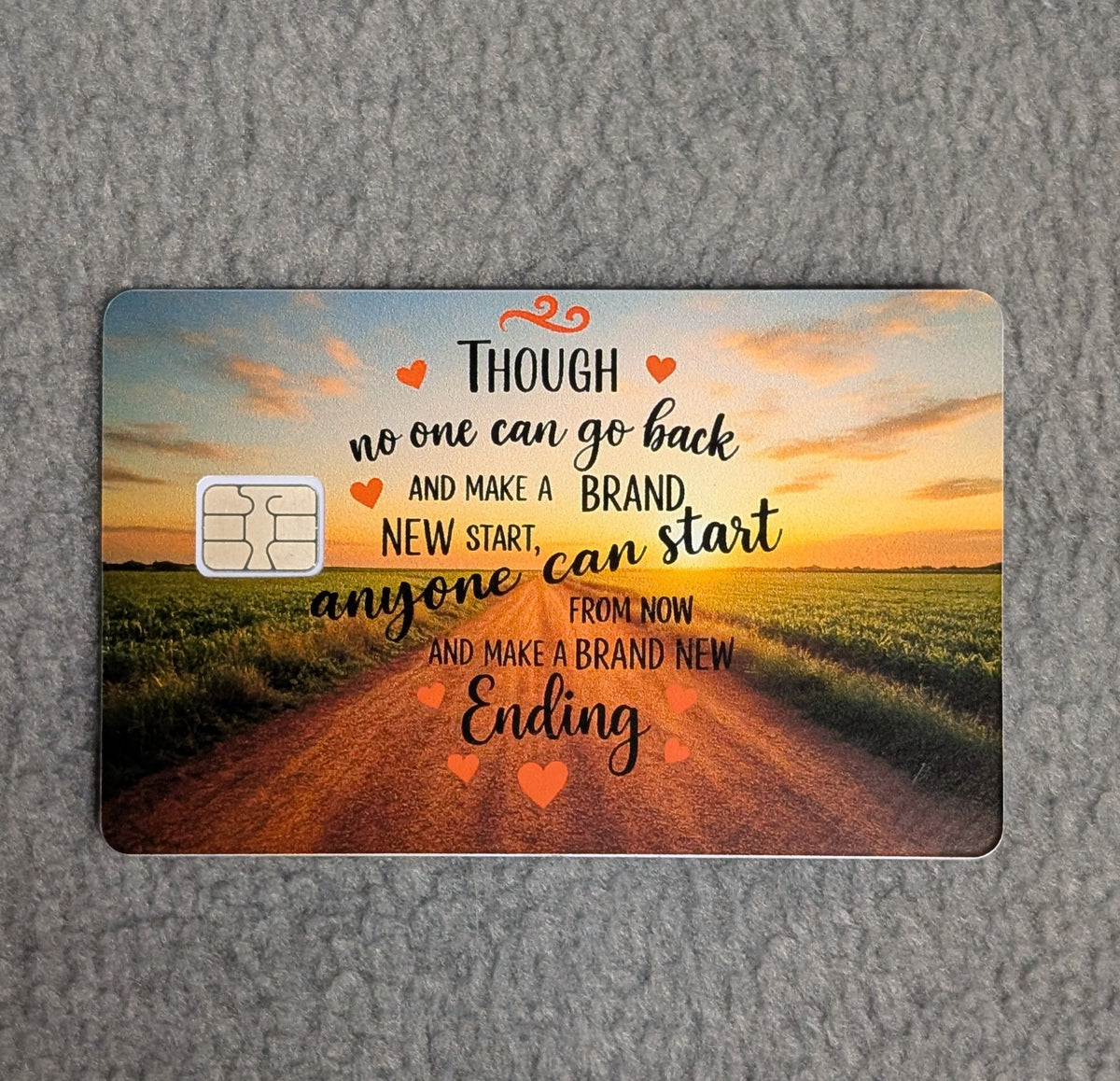 Rewrite your Ending  Card Protector Sticker, Overlay, Decorative Only