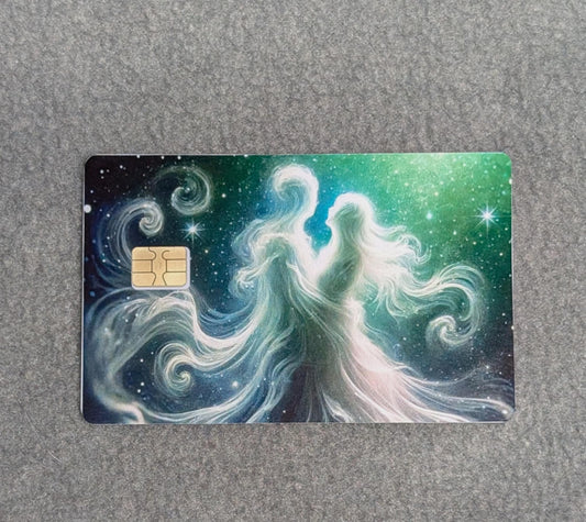 Intertwined Bond Card Protector Sticker, Overlay, Decorative Only