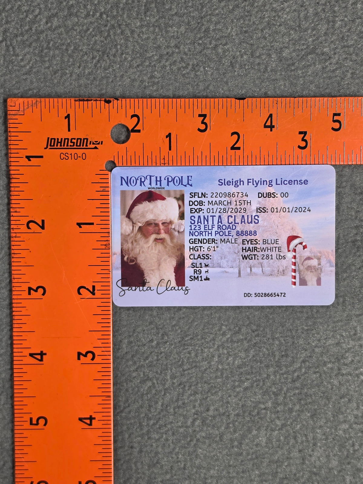 White Santa Evidence Kit