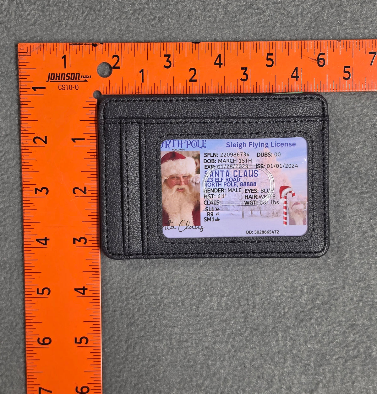 Santa’s Wallet & Key Set for Christmas Evidence Kit