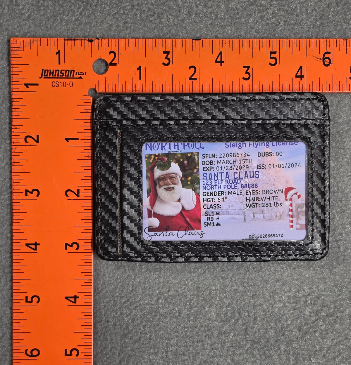 Santa’s Wallet & Key Set for Christmas Evidence Kit