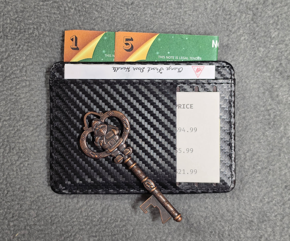 Santa’s Wallet & Key Set for Christmas Evidence Kit