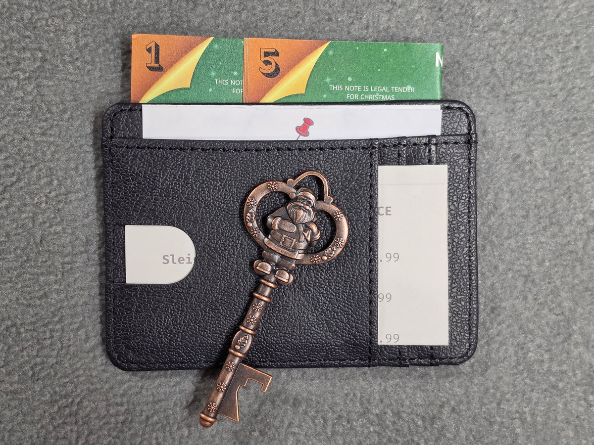 Santa’s Wallet & Key Set for Christmas Evidence Kit