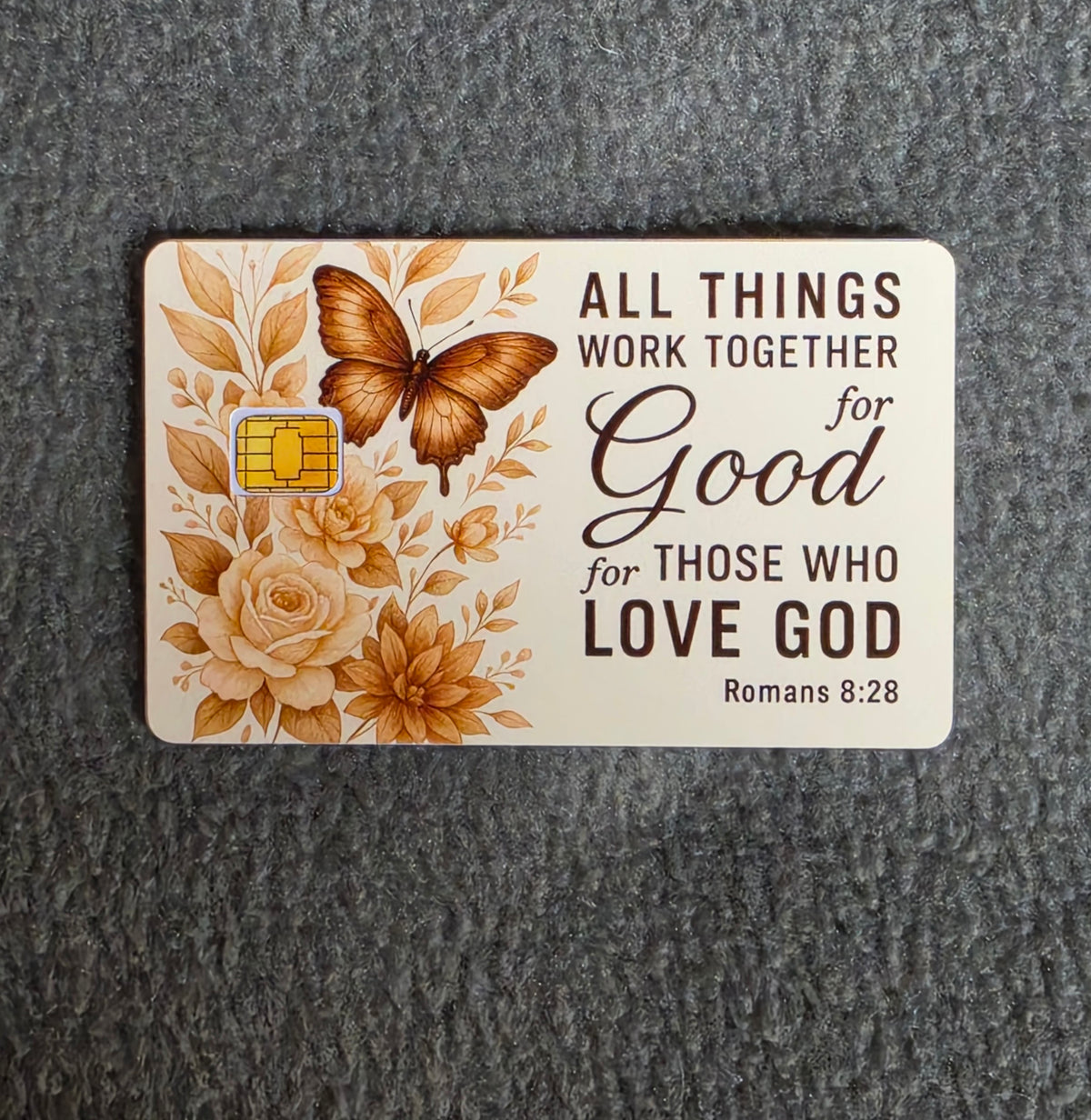Work Together Card Protector Sticker, Overlay, Decorative Only