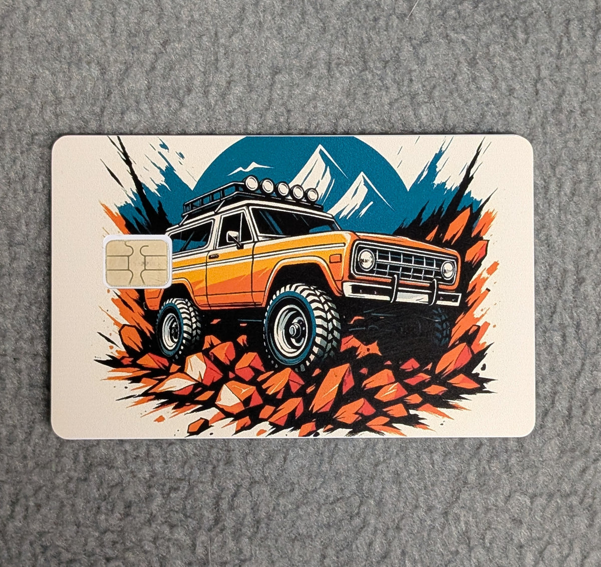 Off Road Baddie Card Protector Sticker, Overlay, Decorative Only
