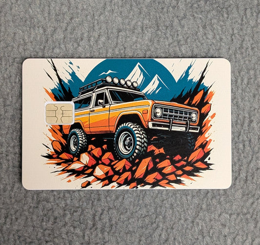 Off Road Baddie Card Protector Sticker, Overlay, Decorative Only