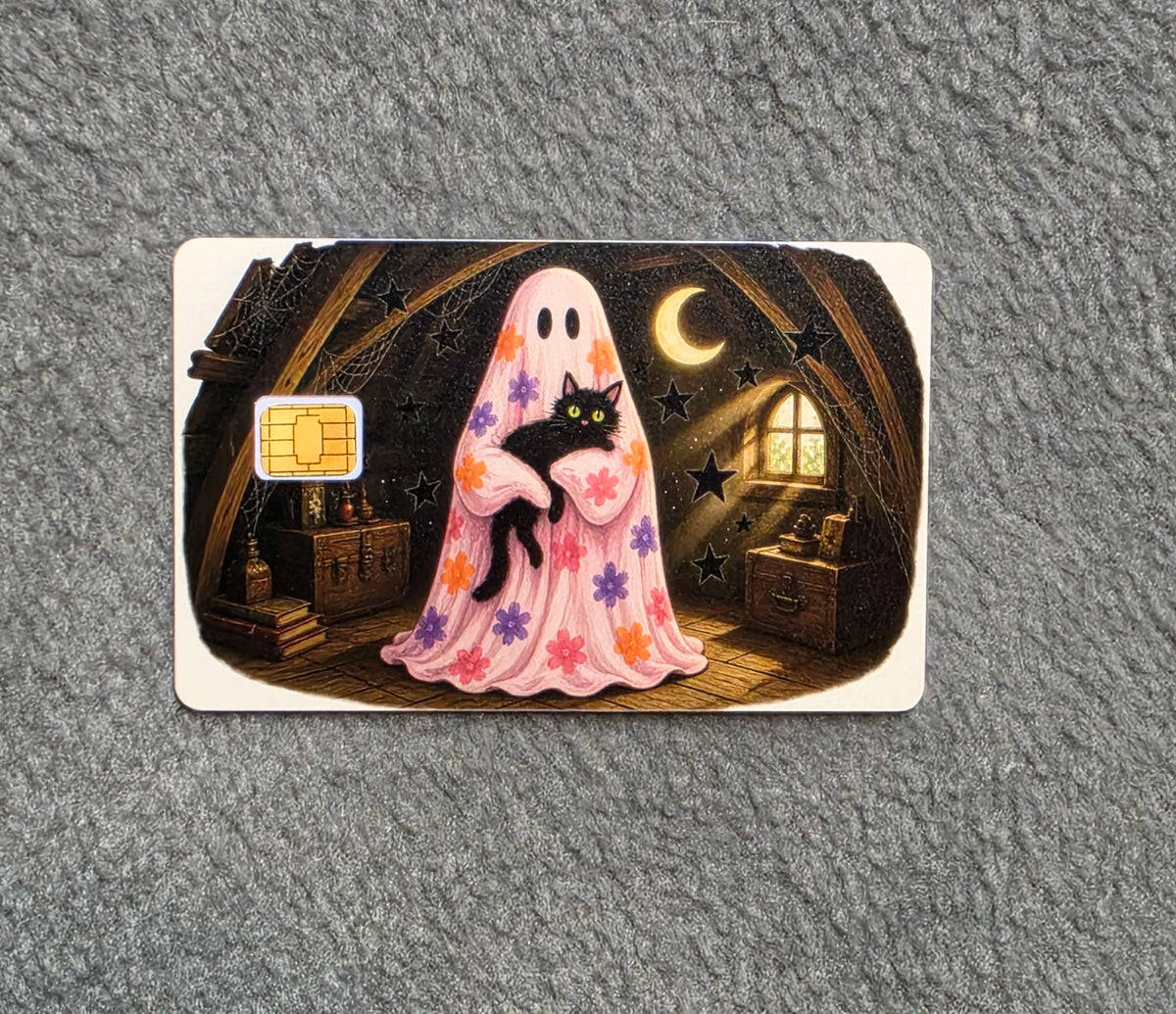 Spirit in the Attic Card Protector Sticker, Overlay, Decorative Only