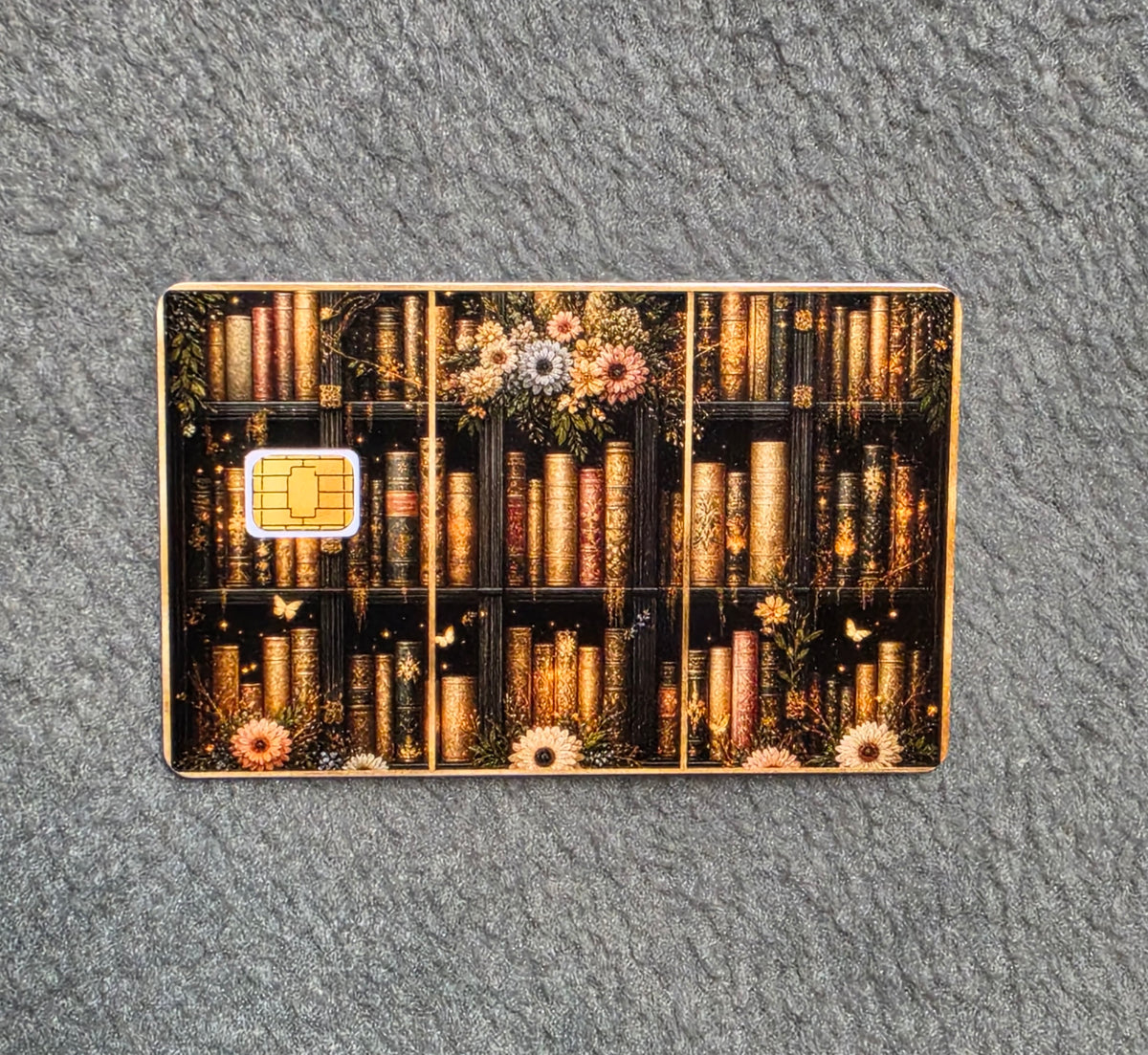 Library Books Card Protector Sticker, Overlay, Decorative Only
