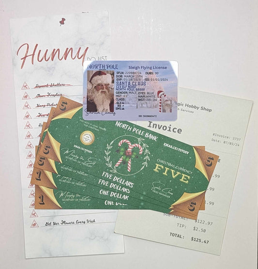 White Santa Evidence Kit