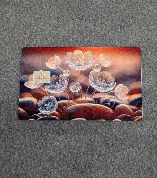 Frost Cystal Card Protector Sticker, Overlay, Decorative Only