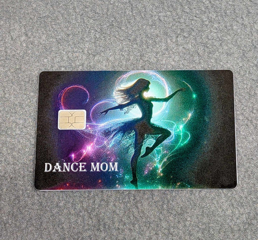 Dance Mom  Card Protector Sticker, Overlay, Decorative Only