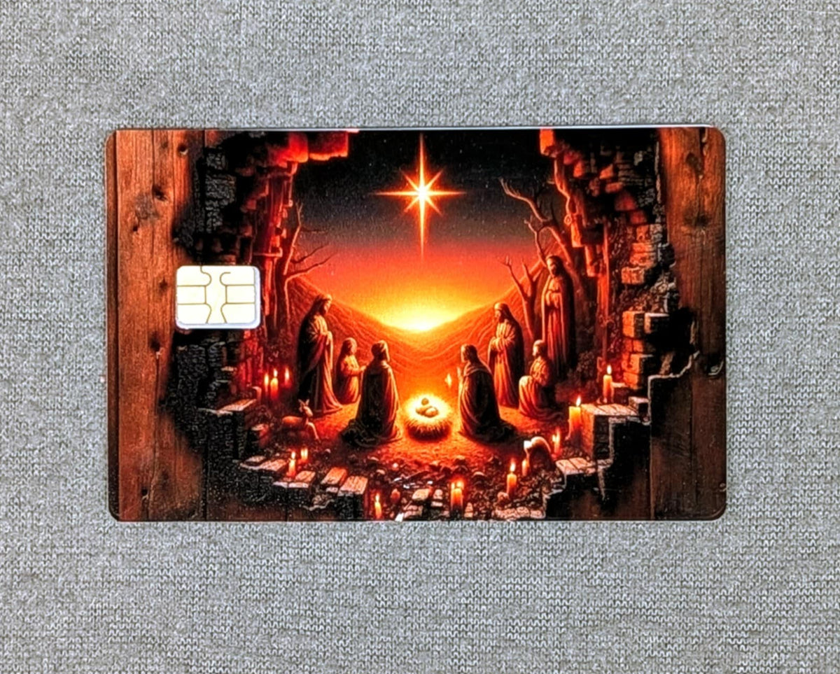 North Star Card Protector Sticker, Overlay, Decorative Only