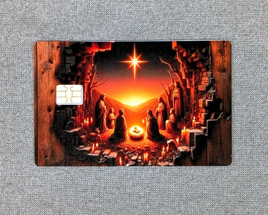 North Star Card Protector Sticker, Overlay, Decorative Only