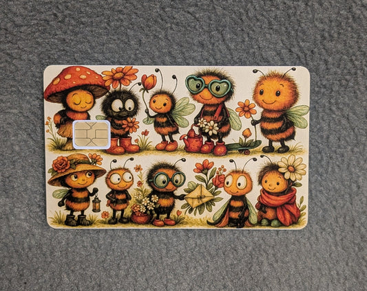 Bee Heaven cute Credit/Debit Card Sticker, Skin, Cover