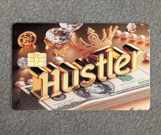 Hustler Card Protector Sticker, Overlay, Decorative Only