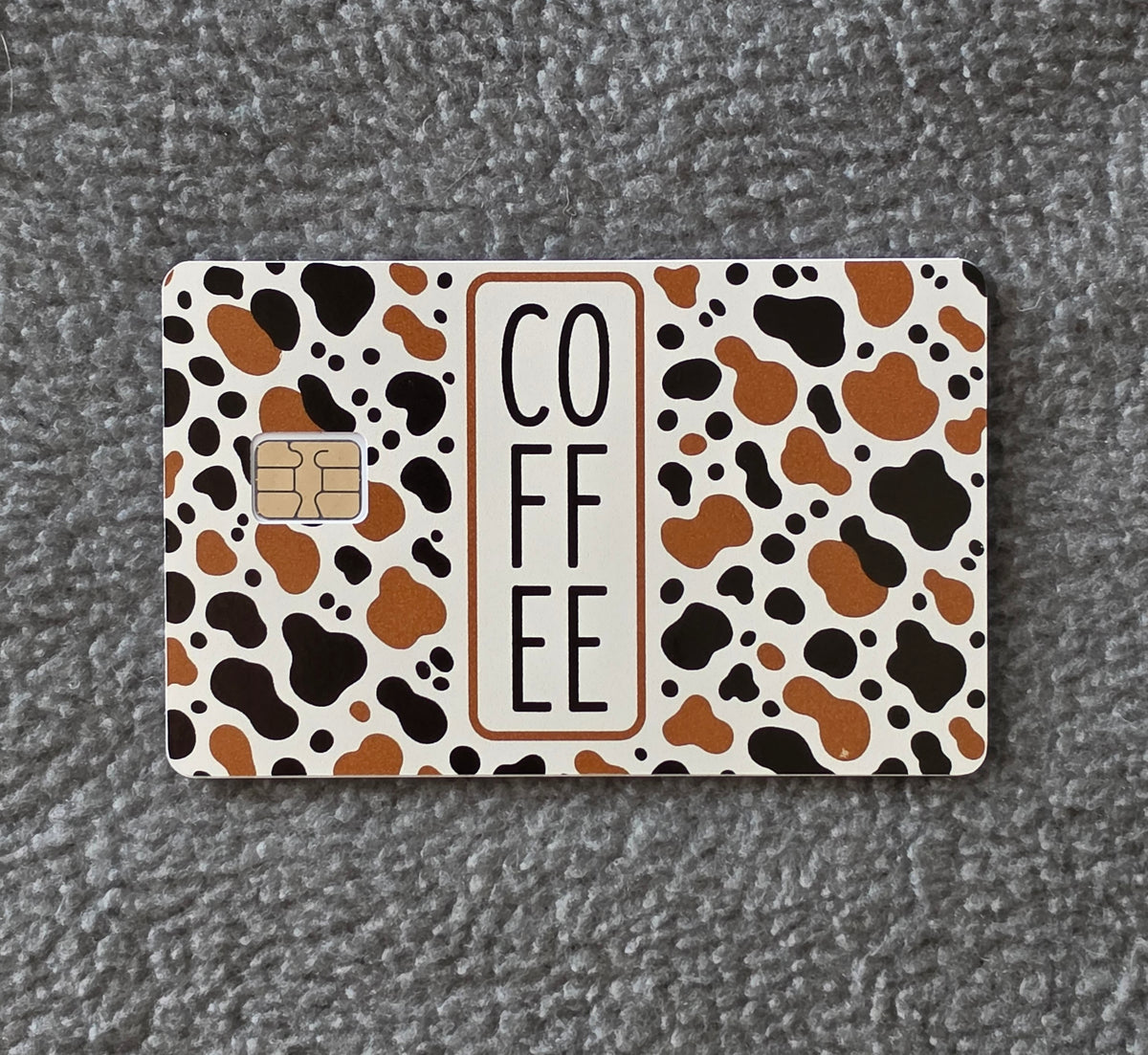 Coffee is LIfe Card Protector Sticker, Overlay, Decorative Only