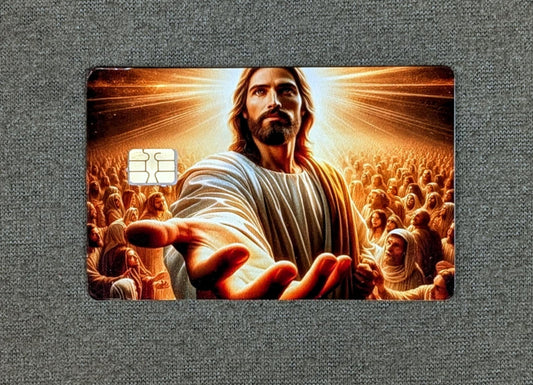Follow Me Card Protector Sticker, Overlay, Decorative Only