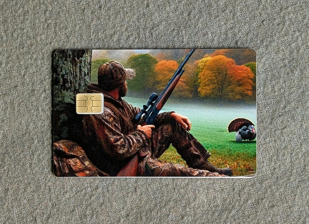 Gobble  Card Protector Sticker, Overlay, Decorative Only