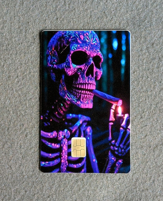 Neon Toker  Card Protector Sticker, Overlay, Decorative Only