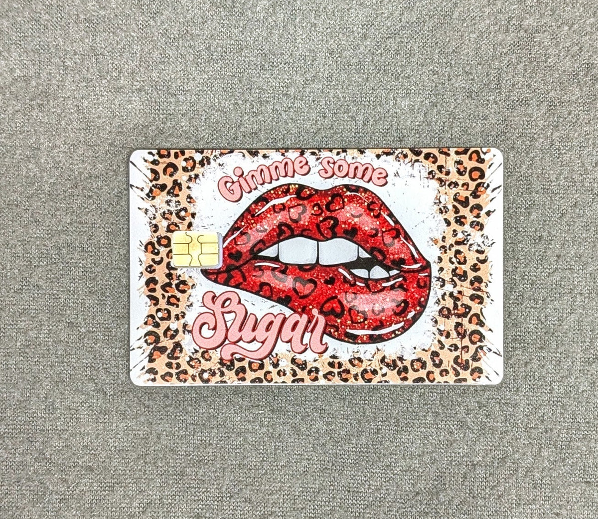 Give me some Sugar Card Protector Sticker, Overlay, Decorative Only