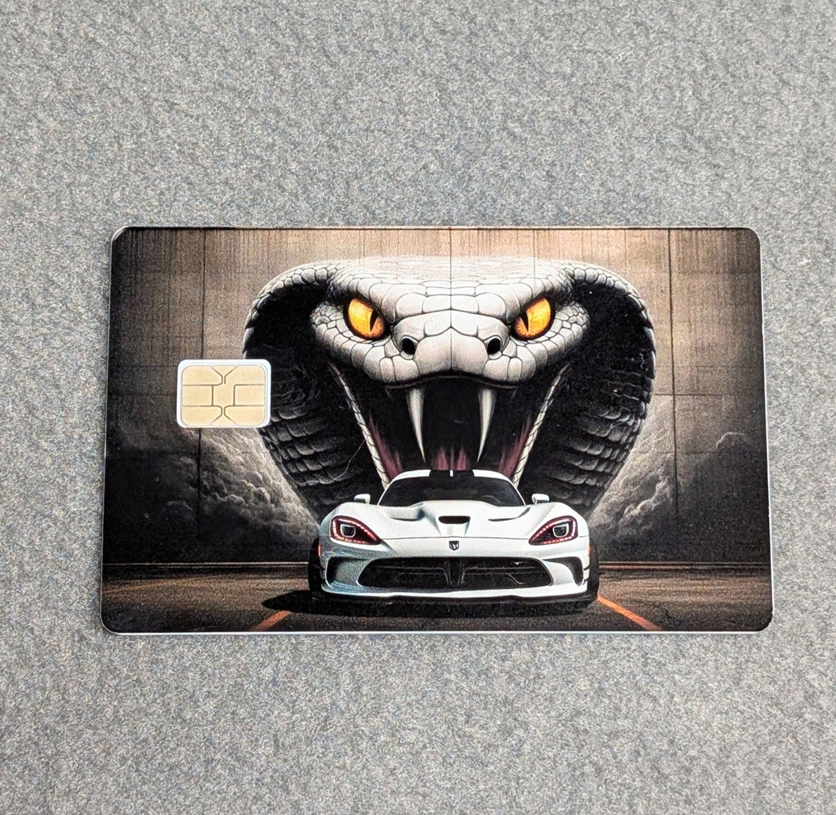Cobra  Card Protector Sticker, Overlay, Decorative Only
