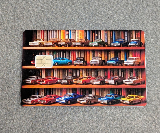 Collection of Cars Card Protector Sticker, Overlay, Decorative Only