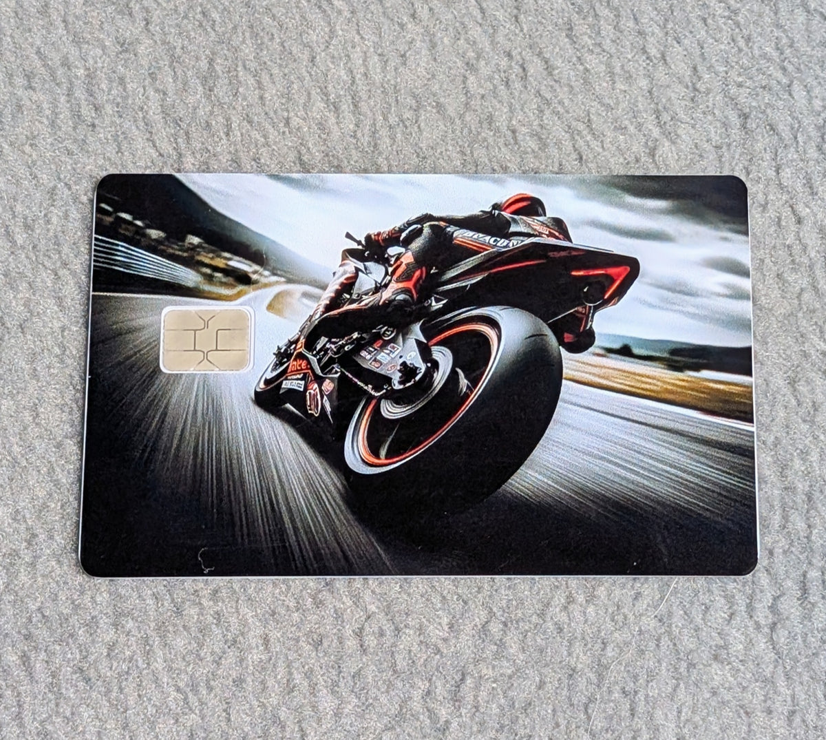 Faster is Better Card Protector Sticker, Overlay, Decorative Only