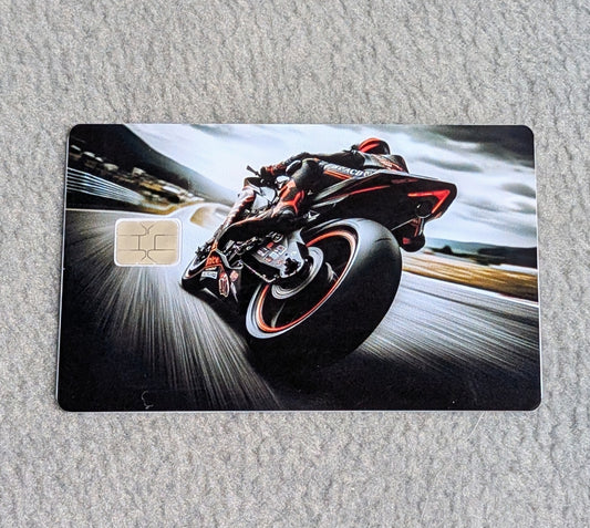 Faster is Better Card Protector Sticker, Overlay, Decorative Only