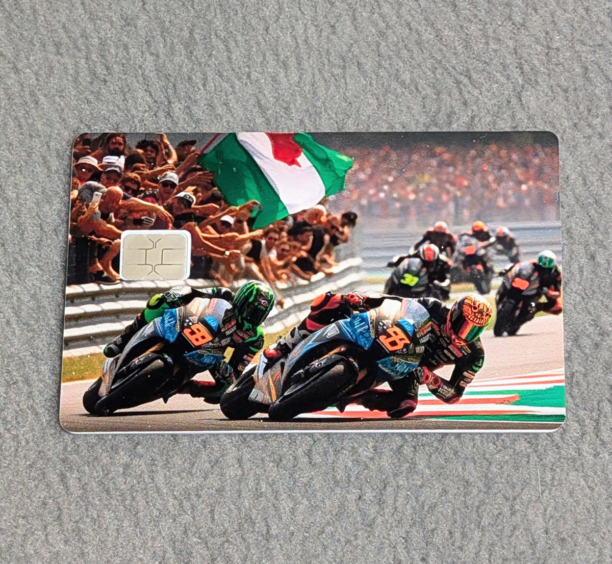 Knee to Ground Card Protector Sticker, Overlay, Decorative Only