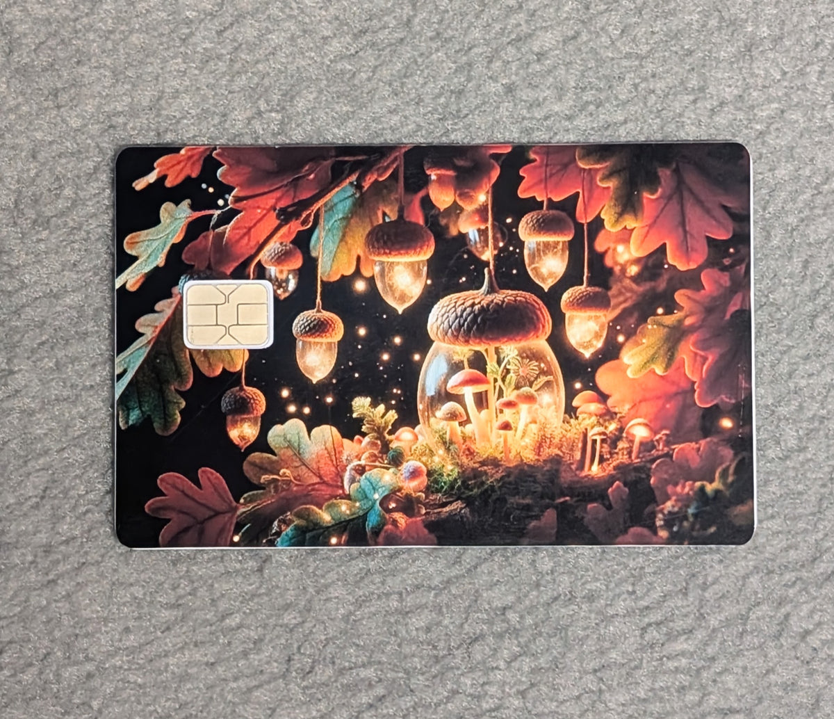 Acorn Light  Card Protector Sticker, Overlay, Decorative Only