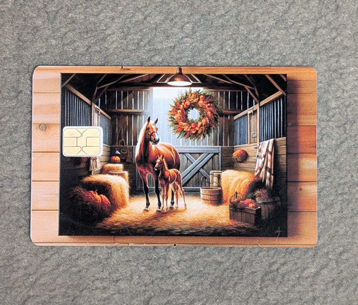 Stable life  Card Protector Sticker, Overlay, Decorative Only