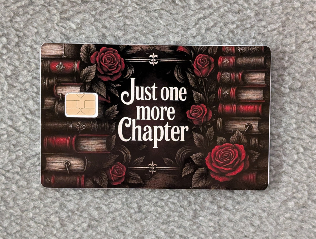 One More Chapter Card Protector Sticker, Overlay, Decorative Only