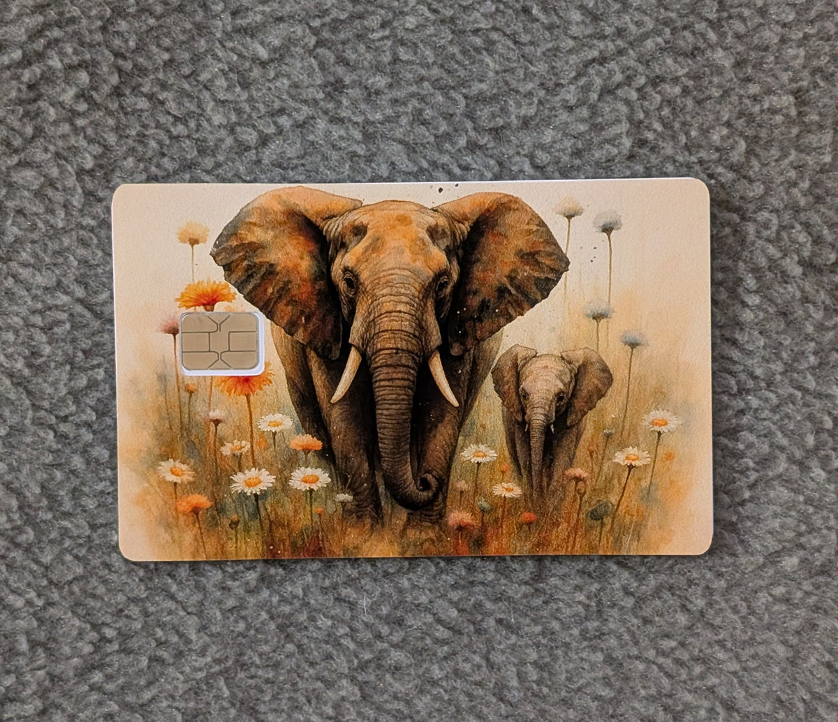 Bond of Maternal and Baby Card Protector Sticker, Overlay, Decorative Only