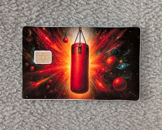 Boxing Card Protector Sticker, Overlay, Decorative Only