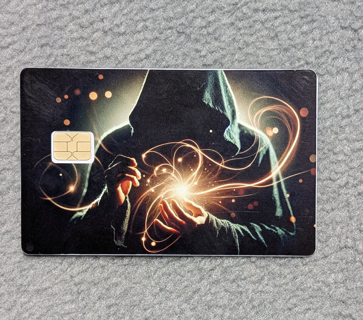 Sorcerer Card Protector Sticker, Overlay, Decorative Only