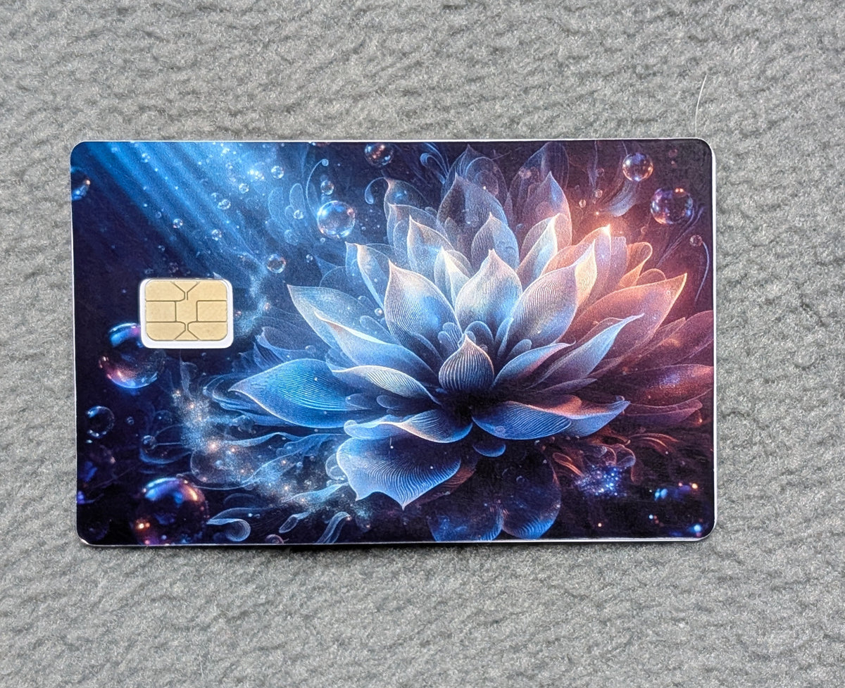 Underwater Flourishing Card Protector Sticker, Overlay, Decorative Only
