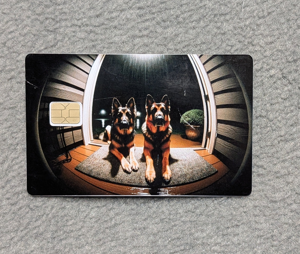 Let us in Card Protector Sticker, Overlay, Decorative Only