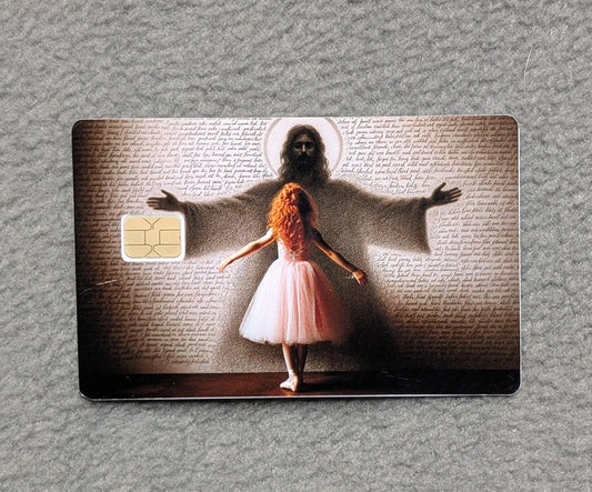 Never Lose Your Innocent Sight Card Protector Sticker, Overlay, Decorative Only