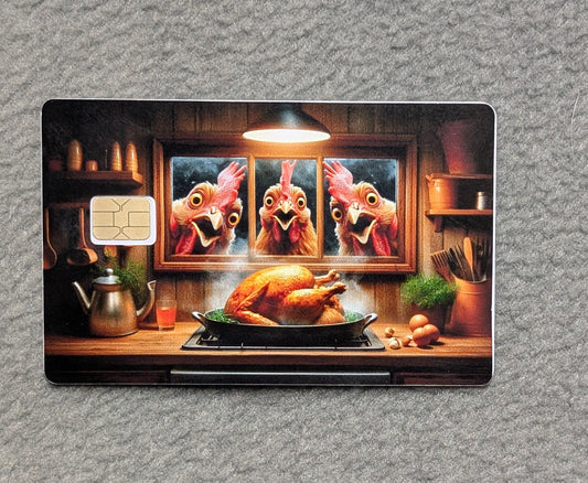 Fred is Cooked Card Protector Sticker, Overlay, Decorative Only