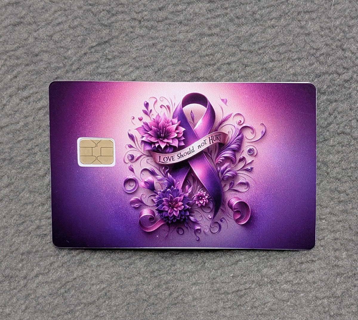 Domestic Survivor Card Protector Sticker, Overlay, Decorative Only