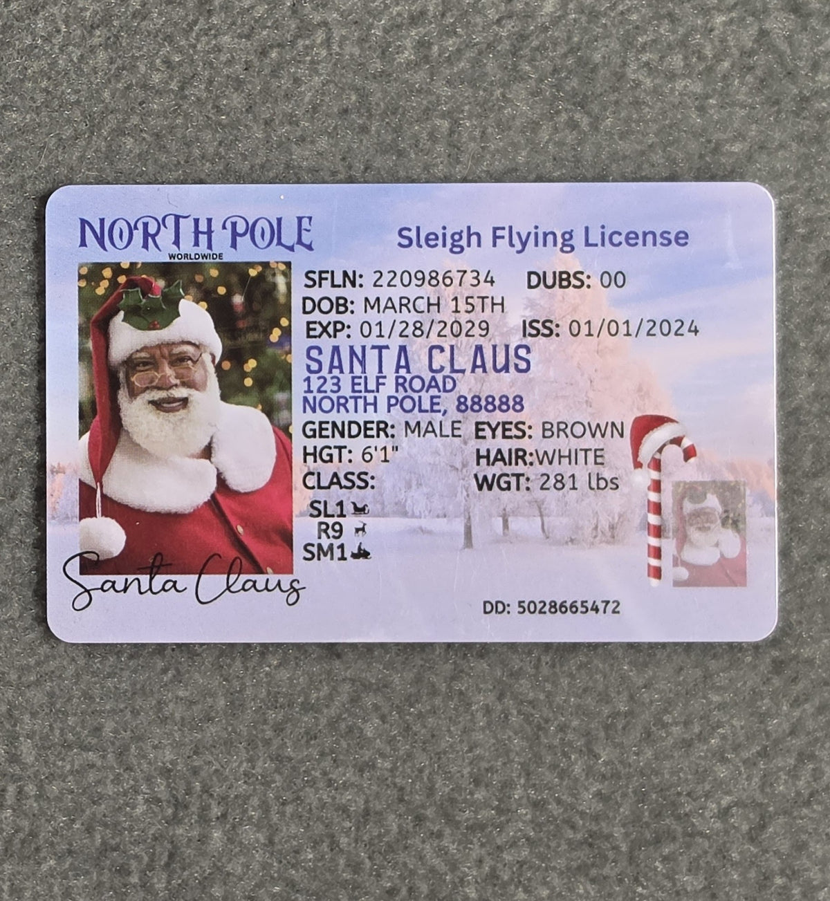White Santa Evidence Kit