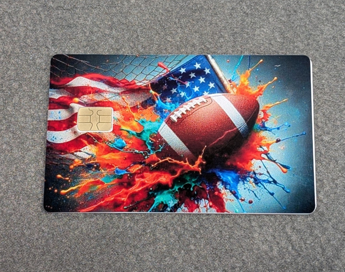 Football Card Protector Sticker, Overlay, Decorative Only