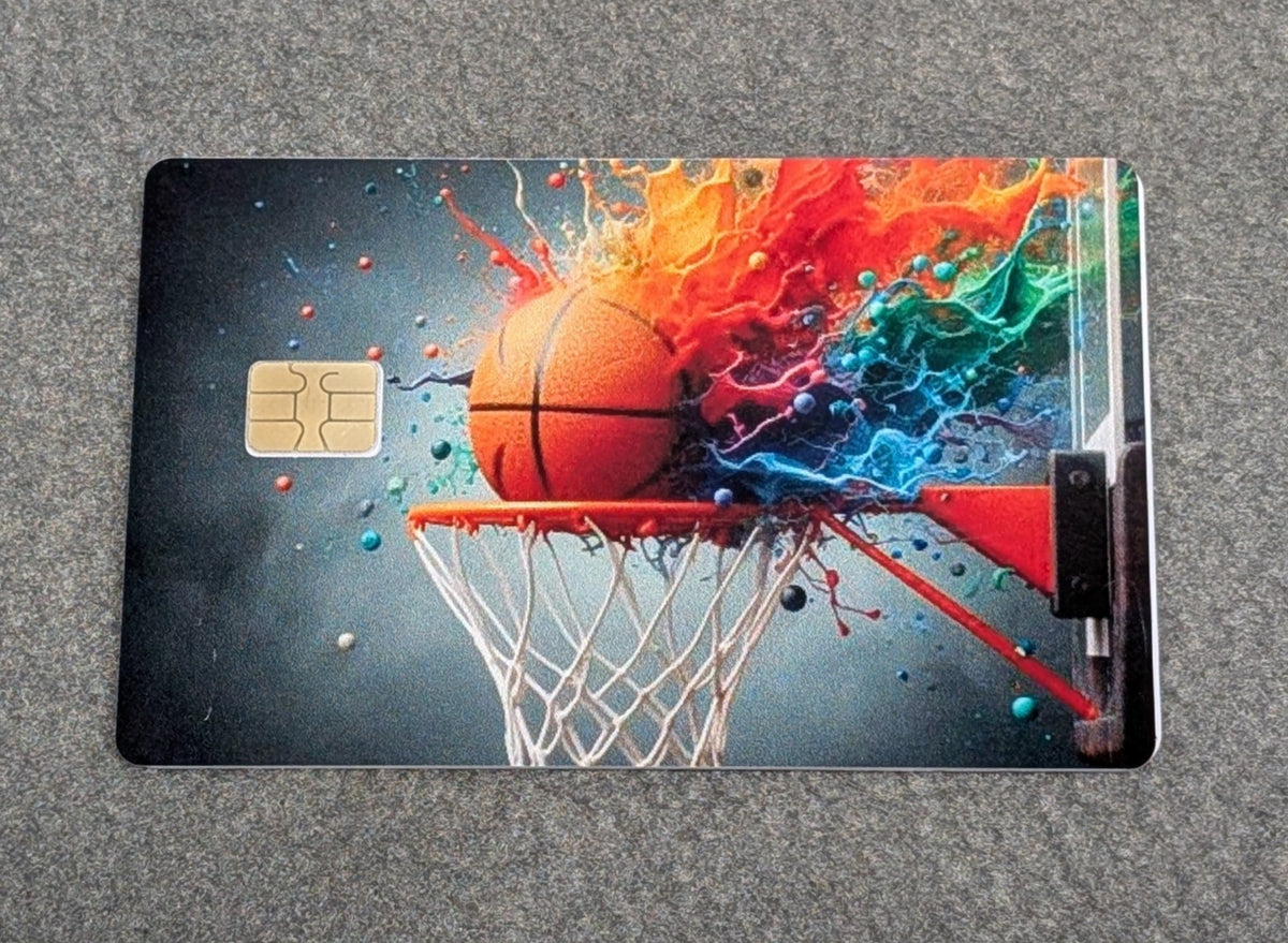 Basketball Card Protector Sticker, Overlay, Decorative Only