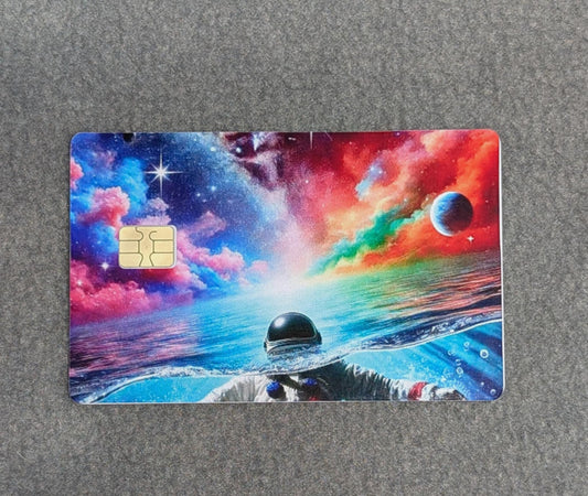 Outta this world  Card Protector Sticker, Overlay, Decorative Only