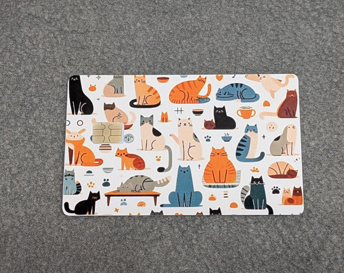 Pspspsps Card Protector Sticker, Overlay, Decorative Only