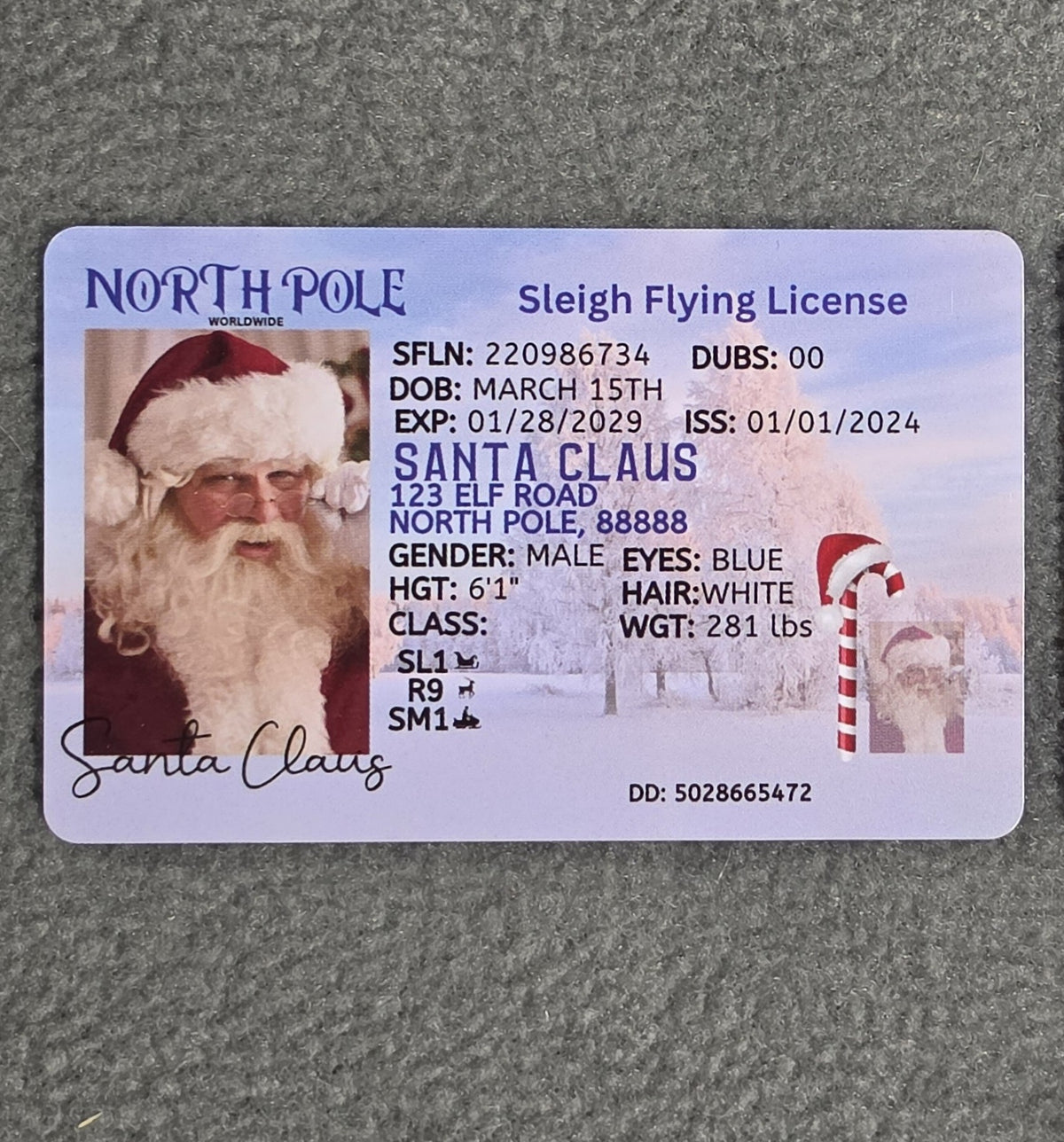 White Santa Evidence Kit